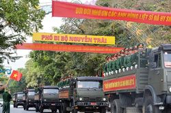 Xúc động nghẹn ngào tiễn 93 hài cốt liệt sĩ trở về Vị Xuyên