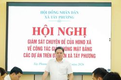 Rà soát tiến độ, tháo gỡ vướng mắc trong công tác giải phóng mặt bằng