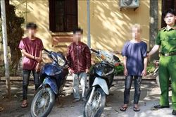 Bắt nhóm đối tượng trộm cắp xe mô tô liên tỉnh