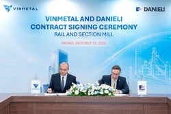 VinMetal hợp tác Danieli sản xuất thép ray đường sắt tại Việt Nam