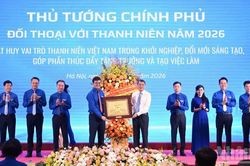 Thủ tướng Chính phủ Lê Minh Hưng đối thoại với thanh niên năm 2026