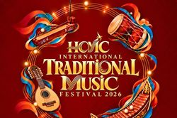Liên hoan âm nhạc dân tộc quốc tế 2026 quy tụ nhiều đoàn nghệ thuật từ 4 quốc gia