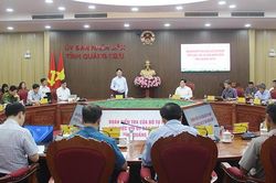 Thứ trưởng Nguyễn Thanh Tịnh làm việc với UBND tỉnh Quảng Ngãi về công tác thi hành pháp luật