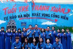 Tuổi trẻ Thanh Xuân làm đẹp không gian sống bằng tranh tường bích họa