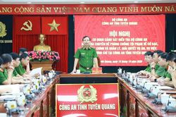 Thiếu tướng Nguyễn Thanh Sơn làm trưởng đoàn kiểm tra án cờ bạc, thuế tại Tuyên Quang