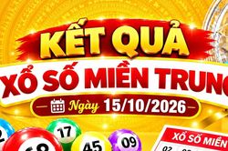 Kết quả xổ số miền Trung hôm nay ngày 15/10/2026