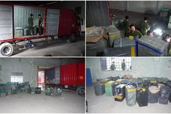 Bắt quả tang nhóm đối tượng vận chuyển hơn 114.000 bao thuốc lá nhập lậu
