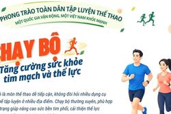 Chạy bộ giúp cải thiện sức khỏe, tăng sức bền, hỗ trợ phòng ngừa bệnh