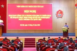 Viện kiểm sát nhân dân tối cao tập trung triển khai 3 nhiệm vụ trọng tâm