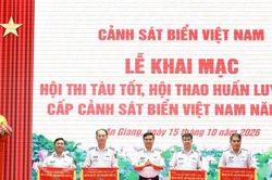 Khai mạc Hội thi tàu tốt, Hội thao huấn luyện tàu cấp Cảnh sát biển Việt Nam năm 2026