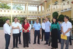 Khảo sát việc sắp xếp các cơ sở giáo dục công lập trên địa bàn xã Như Xuân