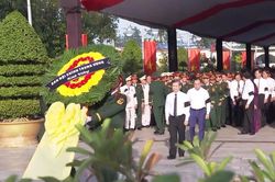 Cần Thơ an táng 120 hài cốt liệt sĩ