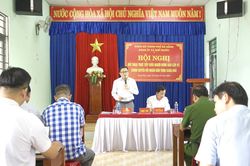 Xã Quế Phước đối thoại với người dân về an toàn giao thông, phòng chống thiên tai