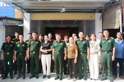 Khánh thành, bàn giao nhà đồng đội