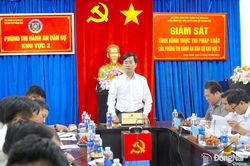 Giám sát việc thực thi pháp luật tại các Phòng Thi hành án dân sự khu vực 4 và khu vực 2