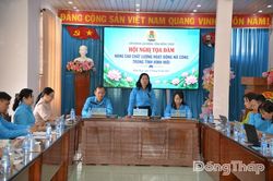 Đồng Tháp: Nâng cao chất lượng hoạt động nữ công trong tình hình mới
