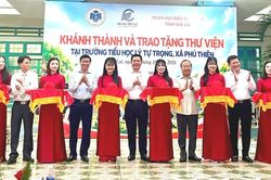 Khánh thành và trao tặng thư viện tại Trường Tiểu học Lý Tự Trọng