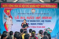 Đak Pơ ra mắt mô hình khu dân cư đoàn kết, an toàn, ấm no, hạnh phúc