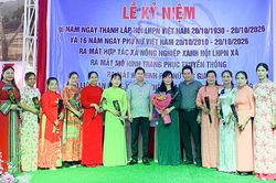 Hội Liên hiệp Phụ nữ xã Nam Khánh Vĩnh tổ chức các hoạt động kỷ niệm 20-10