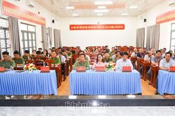 Công an xã Phước Hà tổ chức hội nghị “Công an lắng nghe ý kiến Nhân dân”