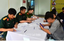 Phường Đoàn Kết tổ chức khám sơ tuyển nghĩa vụ quân sự cho 260 thanh niên