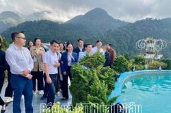 Đoàn đại biểu huyện Kim Bình khảo sát các cơ sở sản xuất, điểm du lịch tại Lai Châu