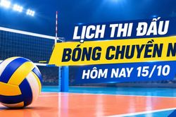 Lịch thi đấu bóng chuyền nữ hôm nay 15/10: Đức Giang đối đầu Hà Nội, Long An gặp Thanh Hóa