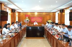Phó Chủ tịch Thường trực Ủy ban MTTQ Việt Nam tỉnh Hà Đức Minh làm việc với 7 xã vùng cao về thực hiện nhiệm vụ chính trị