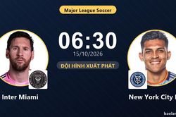 TRỰC TIẾPTrực tiếp Inter Miami vs New York City FC: Trận đấu đang diễn ra