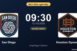 Nhận định San Diego vs Houston Dynamo: Điểm nóng cuộc đua tốp đầu