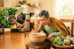 Xông lá giải cảm khi mắc cúm, coi chừng phản tác dụng