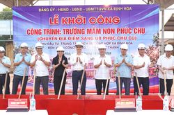 Khởi công các công trình chào mừng kỷ niệm 80 năm Ngày Bác Hồ về ATK Định Hóa