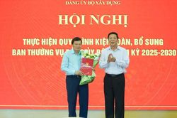 Chỉ định Thứ trưởng Lê Hồng Vinh tham gia Ban Chấp hành, Ban Thường vụ Đảng ủy Bộ Xây dựng