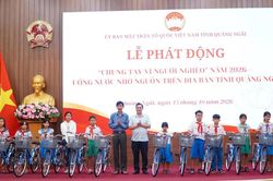 Quảng Ngãi tiếp nhận hơn 14 tỷ đồng chăm lo cho người nghèo trong lễ phát động
