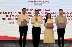 Cao Bằng chào mừng đoàn đại biểu Trung Quốc tham gia 'Hành trình đỏ - nghiên cứu, học tập'