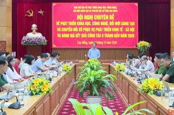Bí thư Tỉnh ủy, Chủ tịch HĐND tỉnh Phan Thăng An: Đưa khoa học, công nghệ trở thành động lực tăng trưởng kinh tế