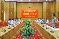 Hội nghị Ban Thường vụ Tỉnh ủy lần thứ 42