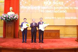 Quảng Ninh điều động, bổ nhiệm loạt cán bộ cấp sở, ngành và lãnh đạo xã, phường