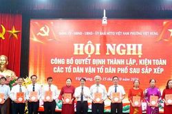 Phường Việt Hưng thành lập, kiện toàn 32 tổ dân vận sau sắp xếp