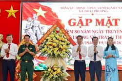 Xã Đoài Phương kỷ niệm 80 năm Ngày truyền thống Lực lượng vũ trang Thủ đô