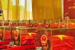 Hải Phòng truy điệu và an táng 56 hài cốt liệt sĩ, đồng bào tử nạn