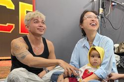 Ngô Thanh Vân đưa con gái đến ủng hộ Jun Phạm, Will