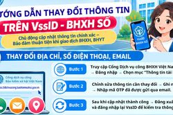 Hướng dẫn thay đổi thông tin trên VssID - BHXH số