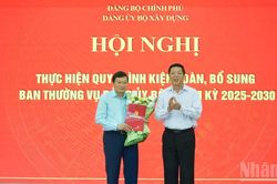Chỉ định Thứ trưởng Lê Hồng Vinh tham gia Ban Chấp hành, Ban Thường vụ Đảng ủy Bộ Xây dựng