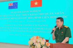 Việt Nam-New Zealand tăng cường hỗ trợ tâm lý cho quân nhân gìn giữ hòa bình sau nhiệm kỳ