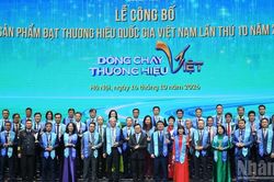 [Ảnh] Lễ công bố sản phẩm đạt Thương hiệu quốc gia lần thứ 10 năm 2026
