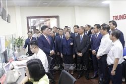 Thường trực Ban Bí thư Trung ương Đảng Nhân dân Cách mạng Lào kết thúc tốt đẹp chuyến thăm Việt Nam