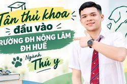 Từ nỗi sợ trượt đại học đến tân thủ khoa, gieo ước mơ trở thành bác sĩ thú y