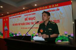 Bế mạc Hội nghị tập huấn công tác tài chính trong toàn lực lượng năm 2026