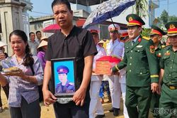 Phú Thọ: Xã Minh Đài trang trọng đón hài cốt hai liệt sĩ hy sinh tại chiến trường Tây Nam sau gần 50 năm